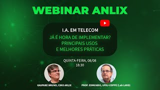 Webinar Anlix USO DE IA NO PROVEDOR [upl. by Tallulah]