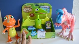 Dinosaur Train toys InterAction Tiny Pteranodon interactive toy videos for children dino collection [upl. by Zaob]