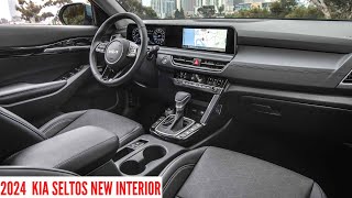 FIRST LOOK  NEW 2024 KIA SELTOS INTERIOR  OFFCIAL INFORMATION [upl. by Kali]