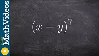 How to use binomial expansion to expand a binomial to the 7th power [upl. by Geer]