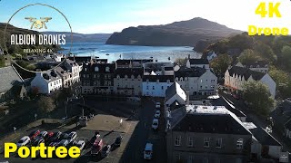 Picturesque Portree Isle of Skye  A sunny Autumn Day  DJI MINI3 Pro 4K [upl. by Demetrius883]