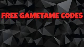 FREE GameTame CODES [upl. by Nnylsia]