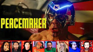 Reactors Reaction To Peacemaker Crazy POWERFUL Helmet On Peacemaker Episode 1  Mixed Reactions [upl. by Bunny858]