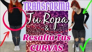 COMO AJUSTAR ROPA ANCHA SE UNA TALLA GRANDE A MANO O CON MAQUINA DE COSER DIY FashionLifeHacks [upl. by Soisinoid]