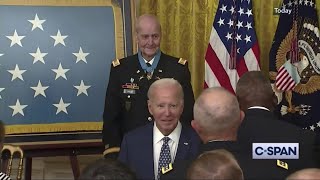 Biden blasted for walking out before end of Medal of Honor ceremony ‘Lack of respect’ [upl. by Askwith]