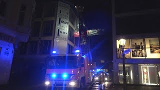 Brand auf Dach von Geschäftshaus am Bonner Remigiusplatz an Neujahrsnacht 2019 [upl. by Ahsart]