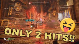 Godfall Boss Build in Action  Gilden in 2 hits with HAMMER  Phoenix Valorplate [upl. by Ecirtel587]