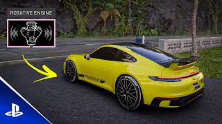 PORSCHE CARRERA 4S WITH A ROTARY ENGINE HITS DIFFERENT  THE CREW MOTORFEST GAMEPLAY [upl. by Anilac]