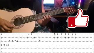 Bloque Depresivo El Gran Tirano Guitar Cover Tablatura Tutorial [upl. by Ayidah]