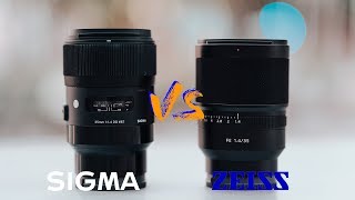 Sigma 35mm 14 Art VS Sony Zeiss 35mm 14 [upl. by Ravo]