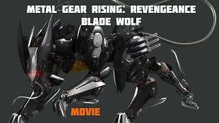 Metal Gear Rising Revengeance  Blade Wolf Game Movie Cutscenes No Commentary [upl. by Doowrehs]