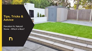 Porcelain vs Natural Stone Paving – Which Is Best [upl. by Kone435]