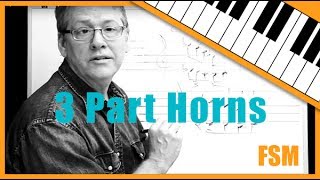 Three part writing for horns with Fred Stickley Session 4 [upl. by Nyladnar]