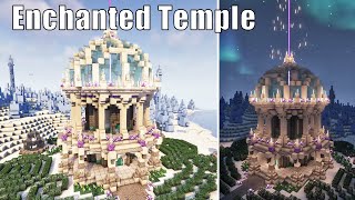 Minecraft Fantasy Enchanted Temple Build Tutorial [upl. by Enilesor603]