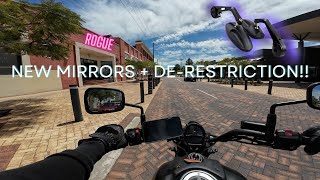 Bar End Mirrors  Derestricting My Vulcan S [upl. by Epp]