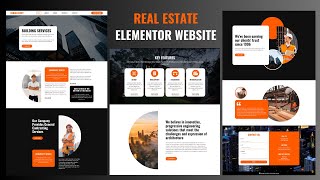 Complete Responsive REAL ESTATE WEBSITE using ELEMENTOR  Wordpress Elementor Website Tutorial 🔥🔥🔥 [upl. by Nailluj]