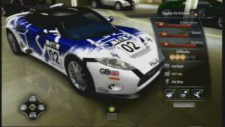 TDU2  Custom Spyker C8 Racing Paintjob [upl. by Tillfourd]