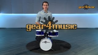 How to set up the Infant 3 Piece Drum Kit by Gear4music [upl. by Warp923]