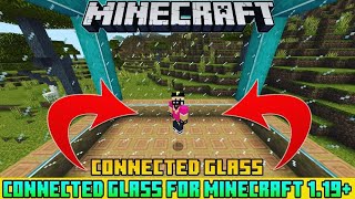 Connected Glass Addon For Minecraft Pe 119  Connected Glass Texture Pack For Minecraft Pe  119 [upl. by Munroe33]