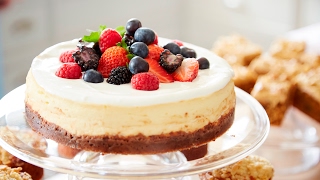 Mary Berrys AmericanStyle Baked Cheesecake Recipe [upl. by Ogirdor]