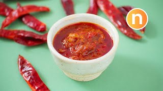 Malaysian Hot and Spicy Condiment  Sambal Nyonya Cooking [upl. by Hafeetal]