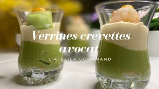 Recette verrines avocat crevettes délicieuse pour apéritif 🍤🍤تحضير ڤرين بالجمبري و الافوكادو [upl. by Mitchiner]