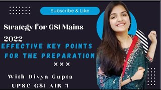 UPSC Geochemist Strategy for preparation of GSI Mains Chemistry 2022 [upl. by Vijar]