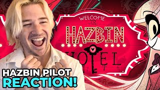 LET THE SHOW BEGIN  REACTION  HAZBIN HOTEL  PILOT [upl. by Latsirhc]