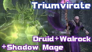 Skyrim Mod  Triumvirate Spell Showcase DruidShadow MageWarlock [upl. by Slade]