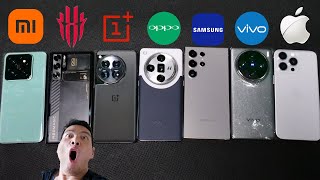 2024 Crazy Flagship Phones Battery Drain Test Oppo Xiaomi RedMagic OnePlus Galaxy Vivo iPhone [upl. by Carlina]