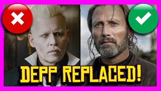 Johnny Depp REPLACED with Mads Mikkelsen in Fantastic Beasts 3 [upl. by Nevet]