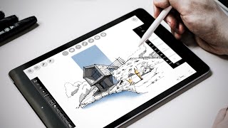 Architecture Concept Development PERSPECTIVE DRAWING Tutorial [upl. by Lehte365]