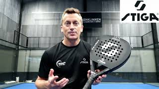 Testing Padel Racket STIGA ART Quad Diamond Daniel Dios [upl. by Einama281]