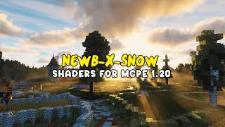 NewbxSnow Shaders Mcpe 120 Nih Baru Lagi Dan Lagi Mana Realistis Lagi Dan Lagi Tau Lah Cape [upl. by Ahsaeit101]