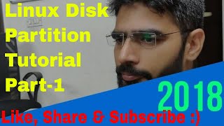 Linux Disk Partition Tutorial Part 1 From ServerGyan 2018 [upl. by Halsy]