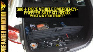 300 Piece Vehicle EmergencyPrepperSHTF Kit REDUX  Preparedmind101 [upl. by Hild]