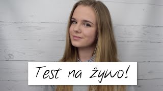 TEST NA ŻYWO NOWOŚCI KOSMETYCZNE [upl. by Derriey]