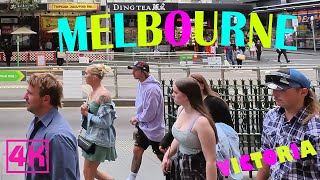 2024 Melbourne Australia  4K HDR Walking Tour Melbourne 4K [upl. by Acima55]