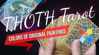 Thoth Tarot — Flip Through German Pocket Edition of 2023 by KönigsfurtUrania in 5 Minutes No Talk [upl. by Eidnac]