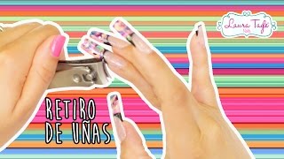 Cómo QUITARSE las UÑAS de Acrílico SIN LASTIMAR tus propias Uñas SIN MÁQUINA PULIDORA [upl. by Hasheem719]