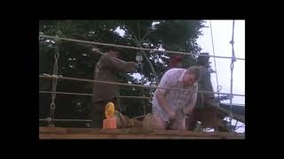 Volunteers movie  John Candy overzealous bridge building [upl. by Ainafetse412]