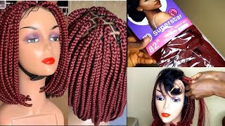 Lets Make A Braided Bob Wig From Start To Finish [upl. by Anaiad]