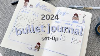 My 2024 Bullet Journal Setup  20 simple ideas [upl. by Debee394]