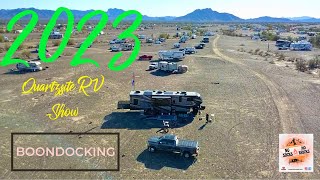 Boondocking for 2023 Quartzsite RV ShowFulltime RV LivingS2 E31 [upl. by Tedmund902]