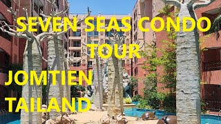 Seven Seas Condo Resort Tour amp Prices Jomtien Thailand [upl. by Damali847]