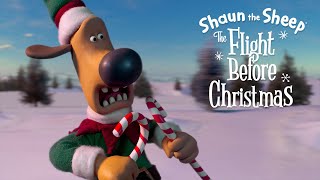 High speed sleigh chase 🐑🎄 Shaun the Sheep The Flight Before Christmas Movie Clips [upl. by Nomelihp]