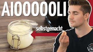 Aioli selber machen 4 MinutenRezept [upl. by Anehta]