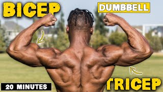 30 Minute Dumbbell Back amp Biceps Workout No Bench  Build 3 [upl. by Hekker]