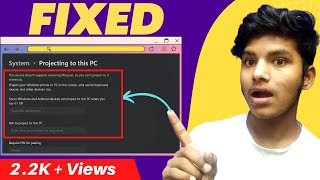 🔥 How To Fix quotProjecting to This PCquot Feature Disabled Problem in Windows 1011 🔥 [upl. by Zaslow]