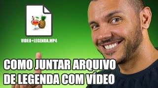 Como Juntar Legenda com Vídeo  Tutorial Handbrake LEIA A DESCRIÇÃO [upl. by Zucker813]